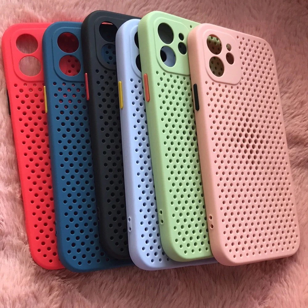 For iPhone 12 phone case with heat dissipation